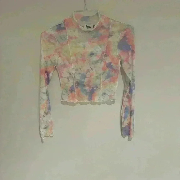 Princess Polly Tops - Princess Polly Multi Color Long Sleeve Shirt Size US 4 New With Tags